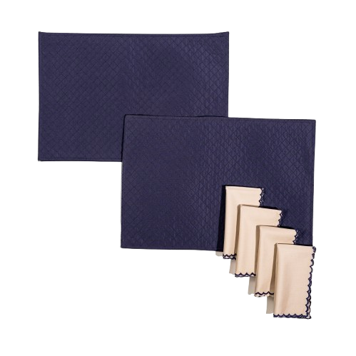 Navy Placemats ( with napkins)