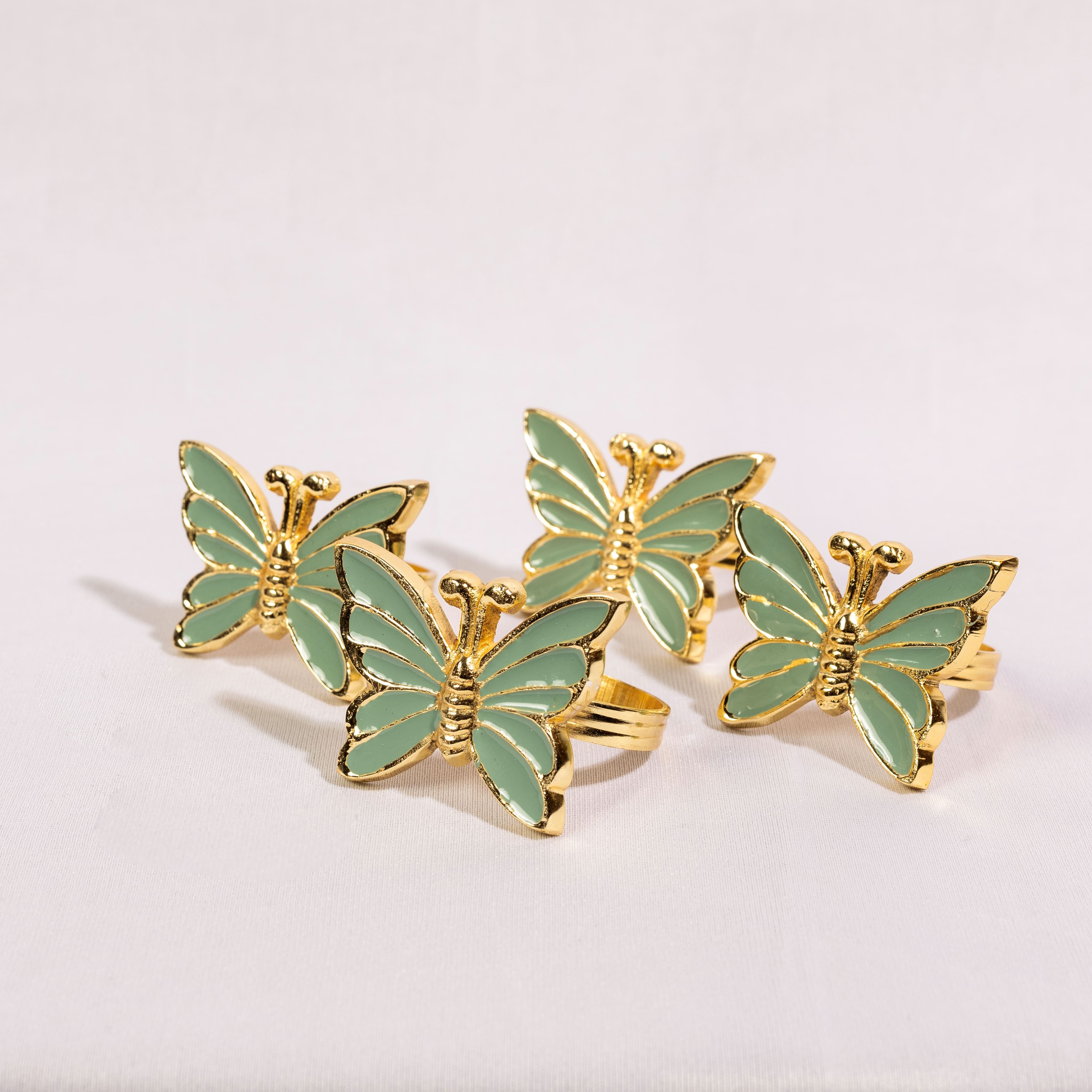 Butterfly napkin rings