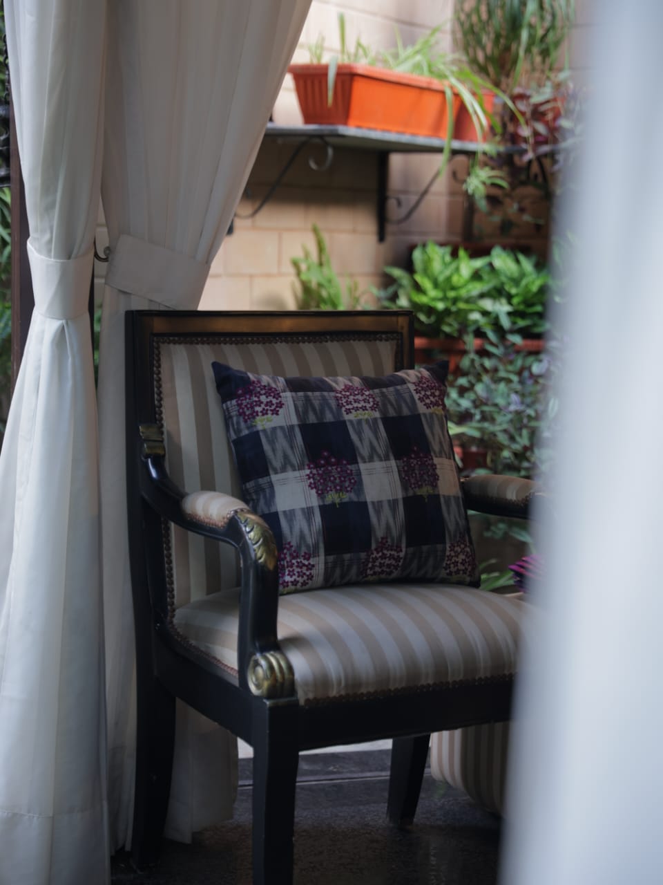 Sapphire Ikkat Cushions